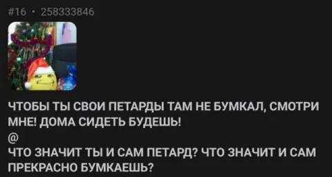 Сам петард и прекрасно бумкаешь