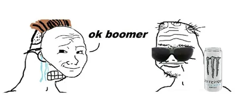 Ok Boomer Wojak Reaction