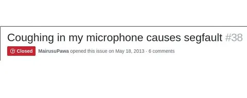 Coughing Causes a Segfault