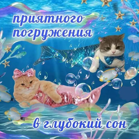 Приятного погружения в сон