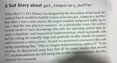 A Sad Story About Temporary Buffers