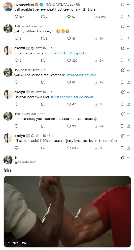 Transphobic Cowboys Fan Thread