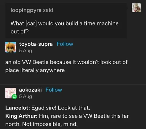 VW Beetle Time Machine
