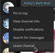Leave the Dog Channel