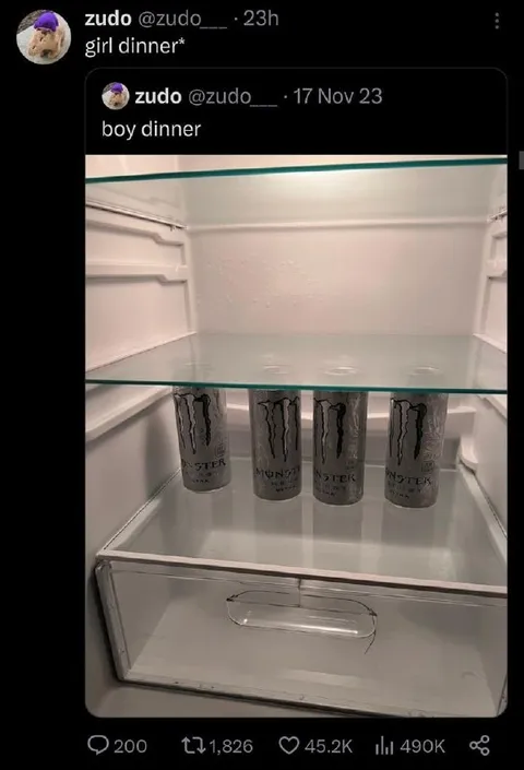 Girl Dinner, Boy Dinner