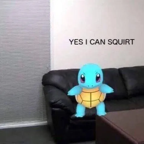 Squirtle Can Squirt