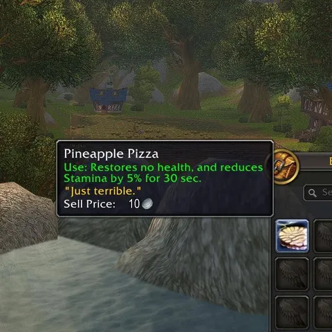 Pineapple Pizza in WoW