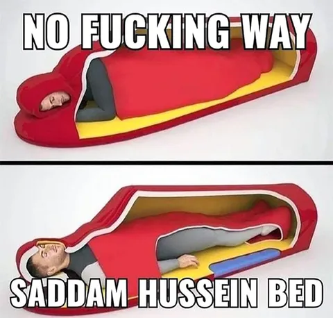 Saddam Hussein Bed