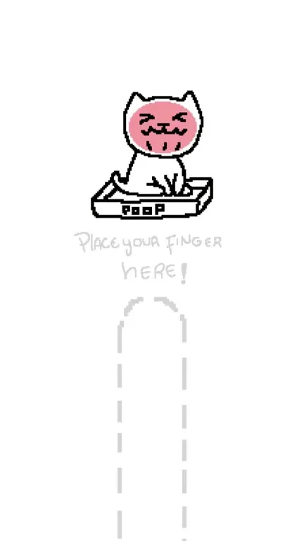 Place Your Finger Here Cat Prank
