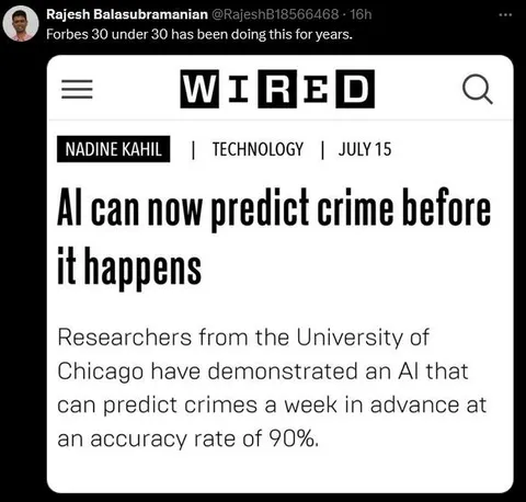 AI Predicts Crime Before It Happens
