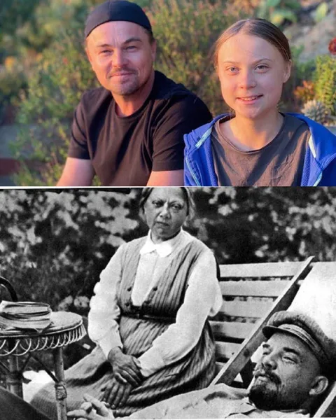 Грета и Леонардо в двух эпохах