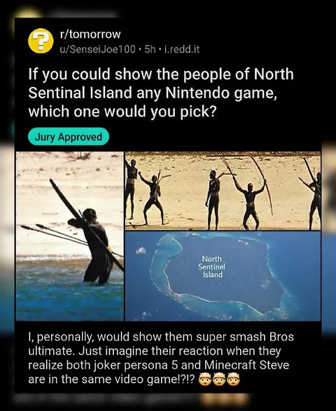 North Sentinel Island Nintendo Game