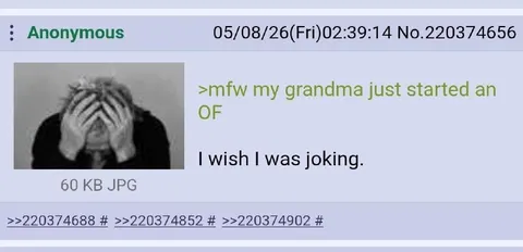 Grandma Started an OF