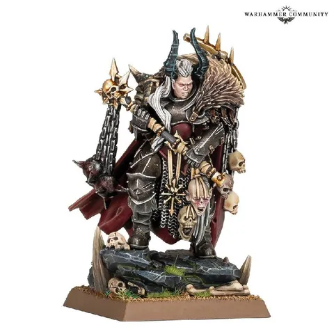 Воительница Хаоса с черепами