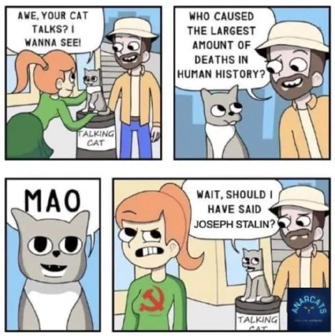 Talking Cat Names Mao and Stalin