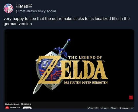 German OOT Remake Title