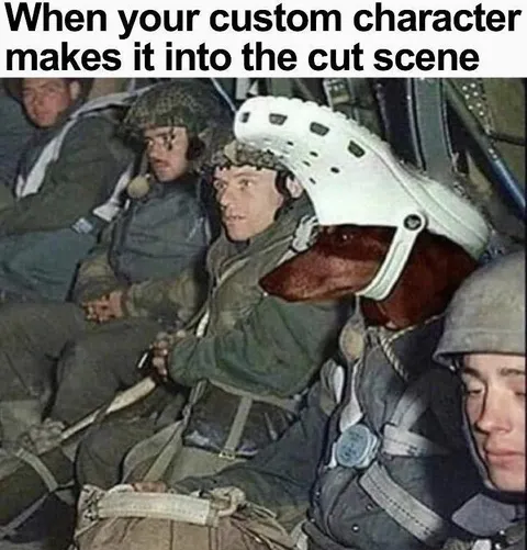 Custom Character Makes the Cutscene