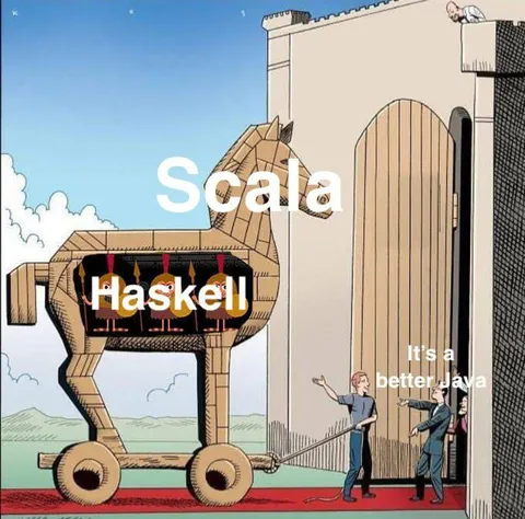 Haskell and Scala Trojan Horse