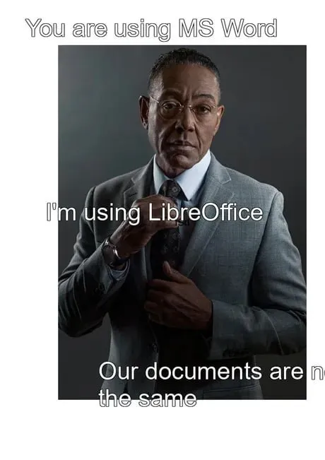 LibreOffice Documents Are the Same