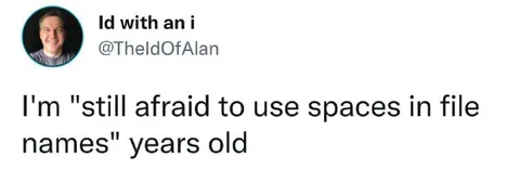 Still Afraid to Use Spaces