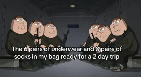 Overpacking for a Two-Day Trip