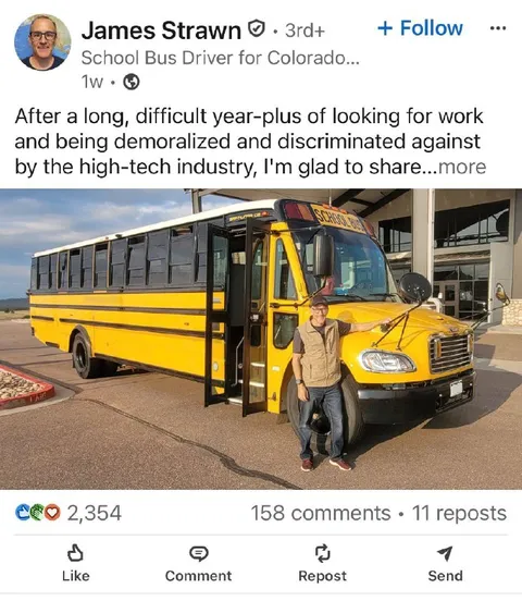 From Tech Engineer to Bus Driver