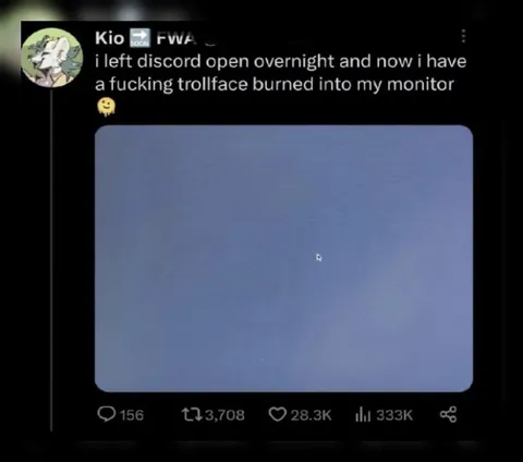 Discord Trollface Burn-In
