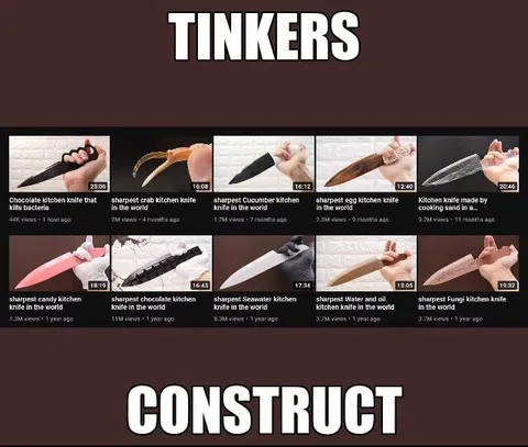 Tinkers Construct Knife Collection