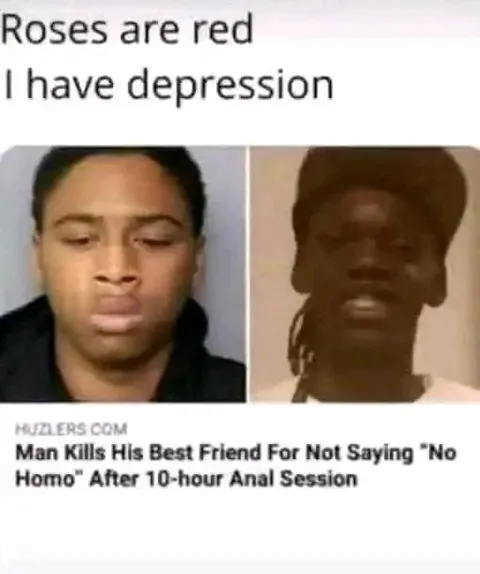 Roses Are Red Depression Meme