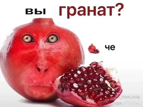 Вы гранат? Че