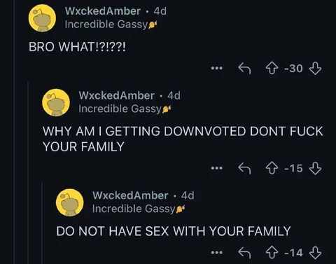 Do Not Have Sex With Your Family