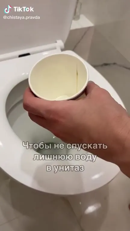 Экономия воды из унитаза