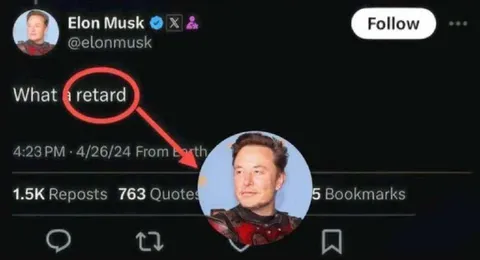 Elon Musk Calls Himself Retard