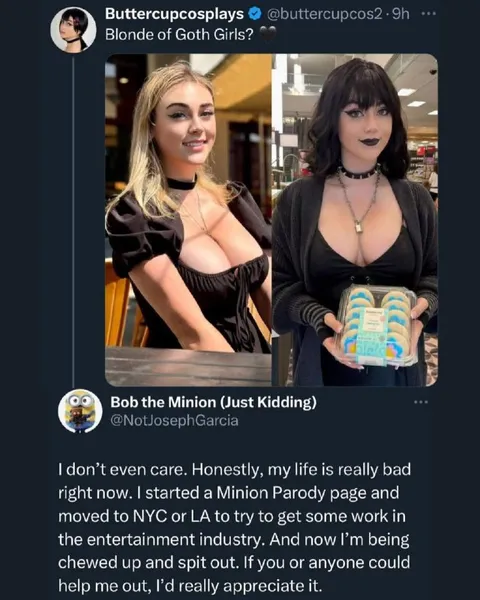Blonde or Goth Girls