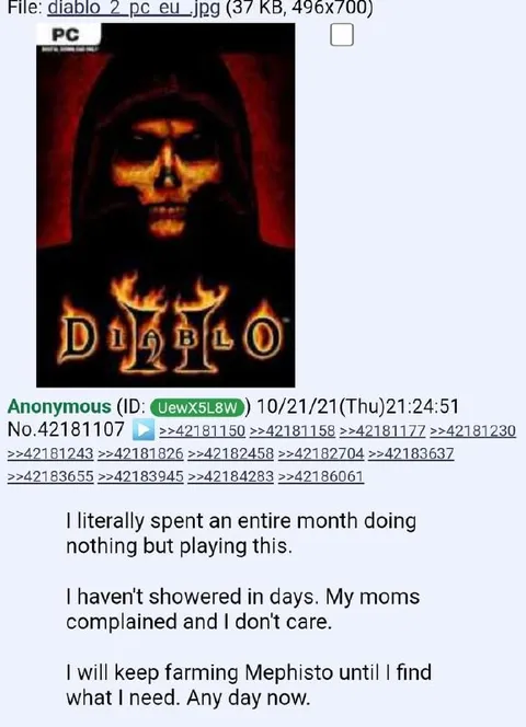 Playing Diablo II for a Month