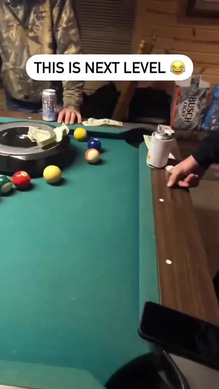 Robot Vacuum Plays Pool