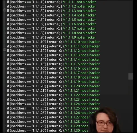 Not a Hacker IP Address List