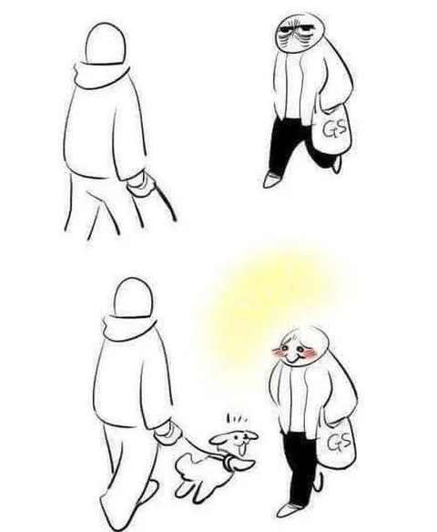 Собака тянется к симпатии