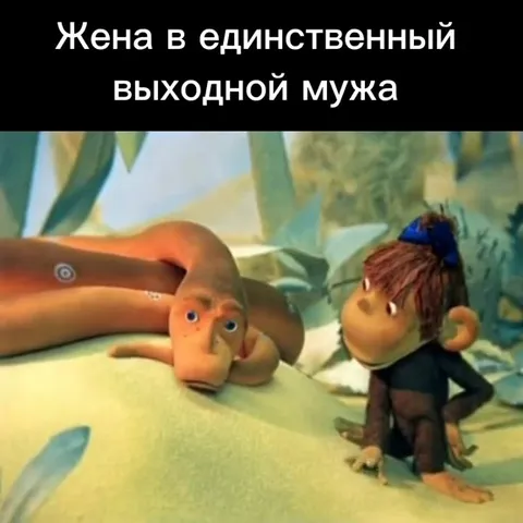 Жена в единственный выходной мужа