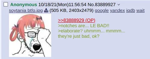 Notches Are LE BAD
