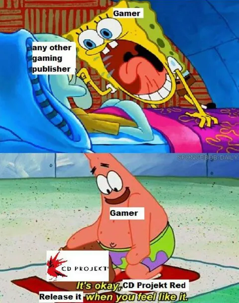 Gamer Lets CD Projekt Release Whenever