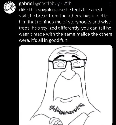 Wise Soyjak Break From Malice