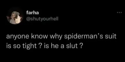Tight Spider-Man Suit Joke