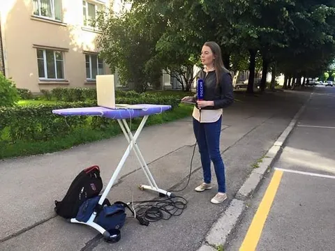Репортаж на гладильной доске