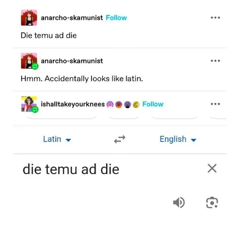 Accidentally Looks Like Latin