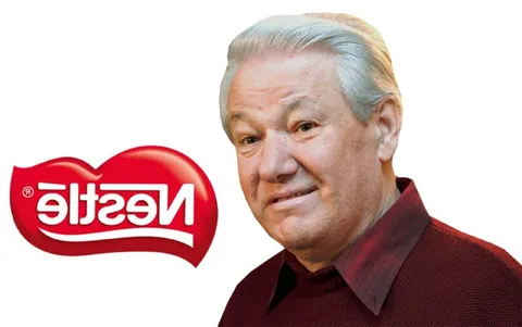 Ельцин и зеркальный Nestlé