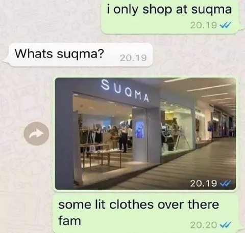 Sugma Clothing Store Joke
