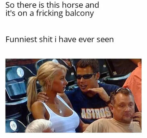 Horse on a Balcony
