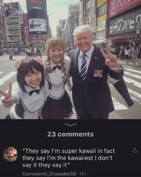 Trump Is Super Kawaii