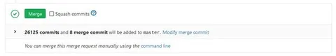 Merge Request With Too Many Commits